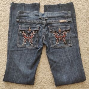 Frankie B Jeans Low Rise Wide Leg Size 2